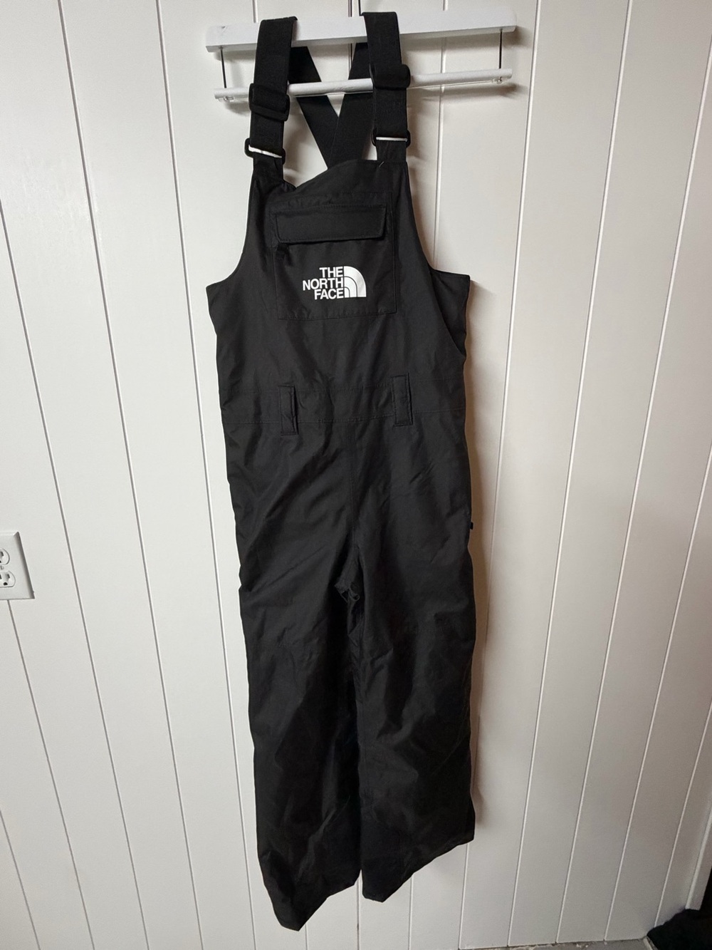 The North Face Kids Black Insulated Bib Snow Pants Size 10
